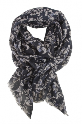 Scarf Flower | blue