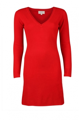 Cashmere dress Amber | red