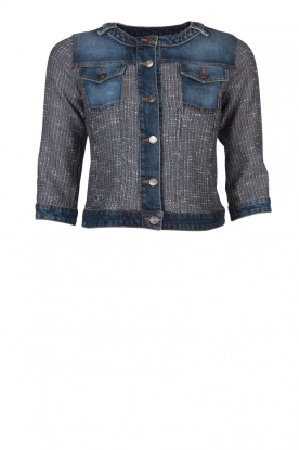 Denim boucle jacket Sentimento | blue