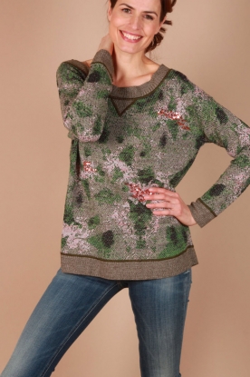 Pinko |  Maxi sweater Gente | green