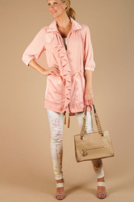 Pinko |  Parka coat Bloom | old pink