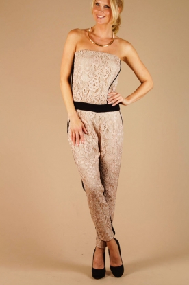 Pinko |  Jumpsuit Ebana | black/nude
