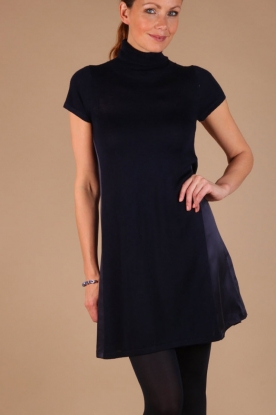 Not Shy |  Silk dress Blair | dark blue