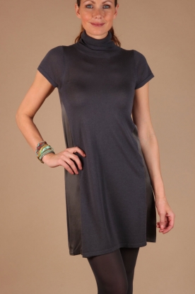 Not Shy |  Silk dress Blair | grey