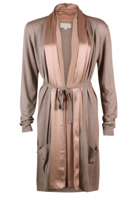 Silk cardigan Sienna | beige
