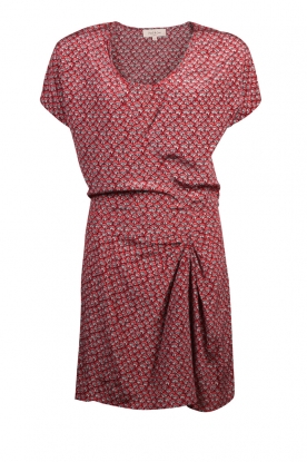 Silk dress Allina | red