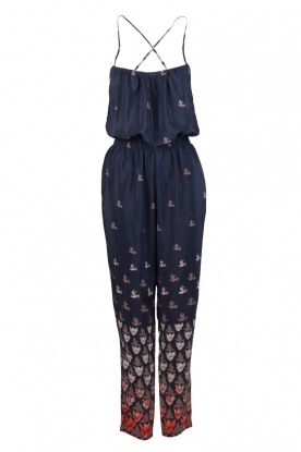 Silk jumpsuit Signet | blue