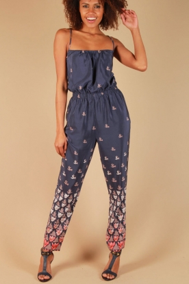 Paul & Joe |  Silk jumpsuit Signet | blue