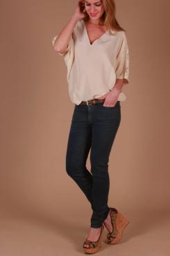 7 For All Mankind |  Skinny jeans blazing sunset | grey