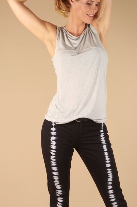 7 For All Mankind |  T-shirt double crew | grey