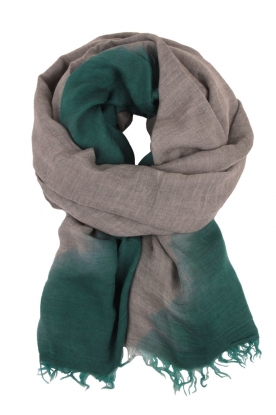 Scarf Grey delight | turquoise