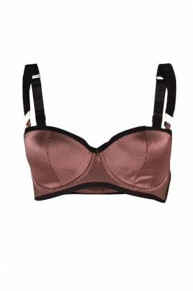 Silk balconette bra Jodie rocking | nude Silk balconette bra Jodie rocking | nude