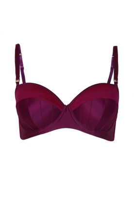 Balconette bra Cherie sneezing | purple Balconette bra Cherie sneezing | purple