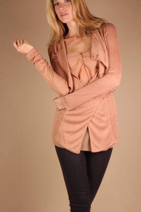 Patrizia Pepe |  Cardigan Angie | powder pink