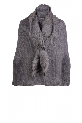 Cape Sezione | grey melange