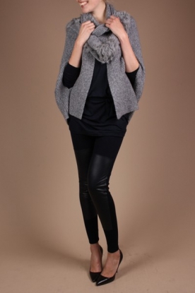 Pinko | Cape Sezione | grey melange
