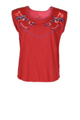Mouwloos shirt Trixie cowboy | dusty rood