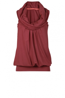 Top Pieghe | bordeaux