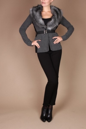 Pinko |  Wool blazer Ampolla | grey