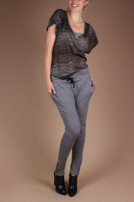 IRO |  Wool top Roma | darkgrey