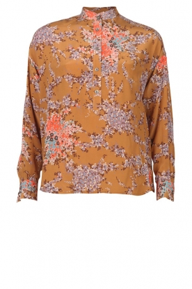 Silk blouse Kirielle | ocher