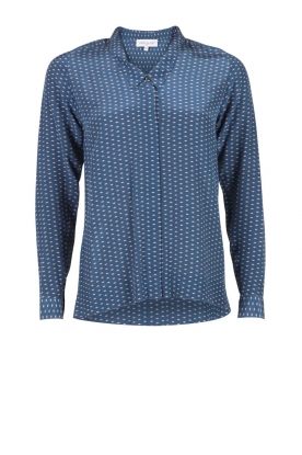 Silk Blouse Siloe | blue