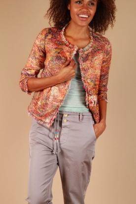 Manila Grace |  Boucle jacket Aperto | multi