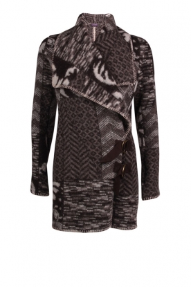 Wollen vest Nicole | bruin