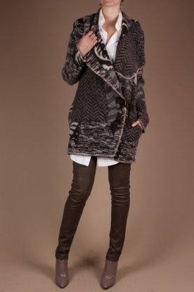 Hale Bob | Wollen vest Nicole | bruin