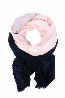 Scarf Desia | apricot/grey