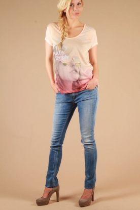 Set |  T-shirt Lino | pink/orange