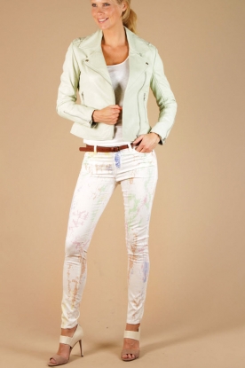 Set |  Jacket Kahlia | light green