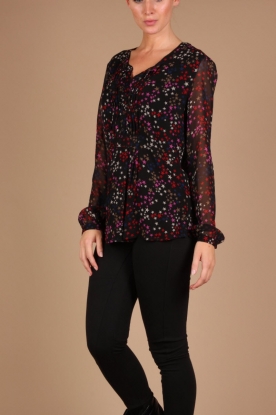  Silk tunic top Sylvie | multi