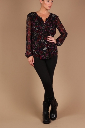  Silk tunic top Sylvie | multi