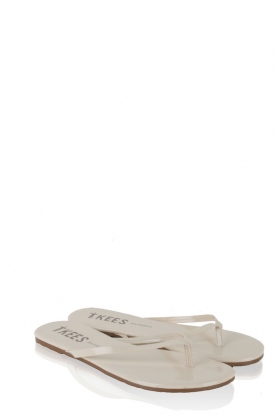 Leather flip flops Glosses | marshmellow