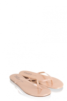 Leather flip flops Glosses | salmon pink