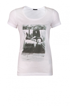 Printed t-shirt Visu | white Printed t-shirt Visu | white