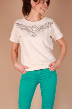 IKKS |  Sequin sweater Moll | naturel