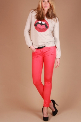 Patrizia Pepe |  Jeans Lance | coral
