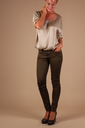 7 For All Mankind |  Skinny second skin | gold