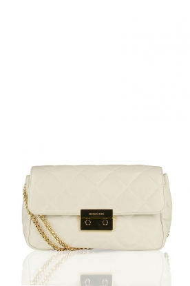 Leather shoulder bag Sloan | vanilla