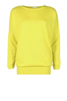 Cashmere oversized sweater Tavi | yellow