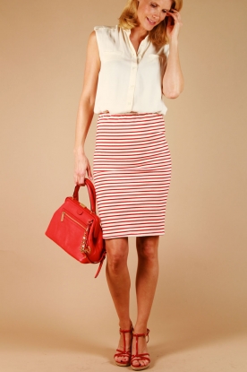 Michael Kors |  Leather satchel Griffith | coral