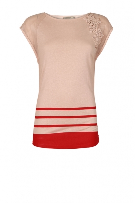 T-shirt Freia | skin/red