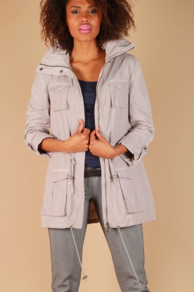 Patrizia Pepe |  Parka coat Senna | grey