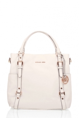 Leather tote bag Bedford | vanilla