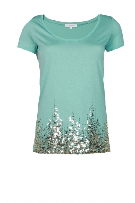 Sequin top Digity | aqua Sequin top Digity | aqua