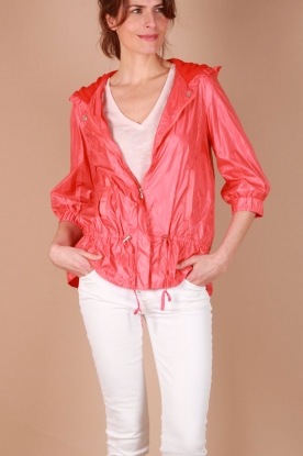 Patrizia Pepe |  Parka coat Rianna | coral