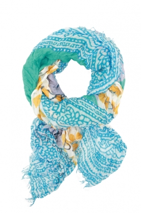 Scarf Water grey | multi
