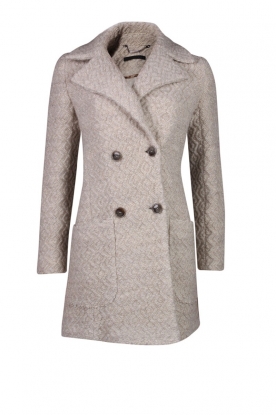 Wool Mantel coat | beige